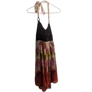 💥 Three Pink Hearts by Trixxi Halter Flowy Short Dress XL